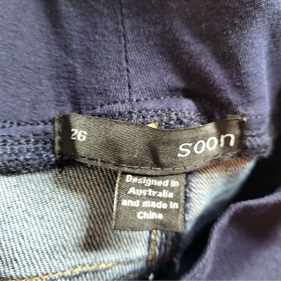 Soon Maternity Heavenly Overbelly Skinny
Jeans - /Blue - Picture 13 of 14